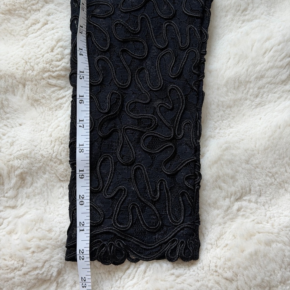 Sassy Thai Black Lace Floral Embroidered Sheer Cardigan Boho Gothic Coquette S/M - Picture 16 of 16